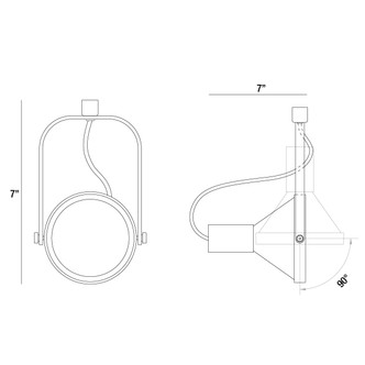 GIMBAL 30 TRACKHEAD,PAR30,75W,PLATINUM (TK-HGP30-S5)