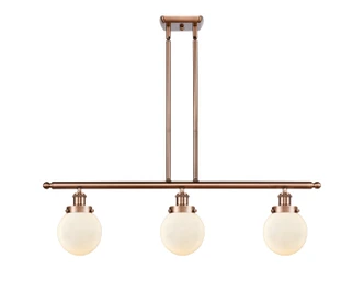 manufacturer_finish:Antique Copper|manufacturer_glass:Cased Matte White Beacon|light_output:220.00lm|color_temperature:2200K|cri:99