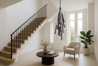 Allumettes LED Pendant (E23347-122BK)