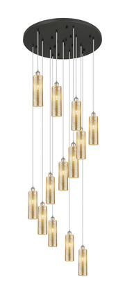 Innovations - 132BK-B-13P-PN-G434-12ME - 13 Light Pendant - Downtown Urban - Polished Nickel