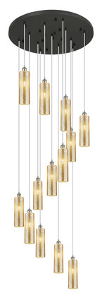Innovations - 132BK-B-13P-SN-G434-12ME - 13 Light Pendant - Downtown Urban - Brushed Satin Nickel