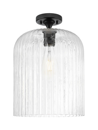 Innovations - 434-1F-BK-G559-12CL - One Light Flush Mount - Downtown Urban - Matte Black