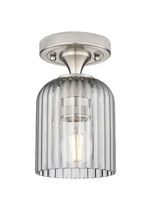 Innovations - 434-1F-SN-G559-5SM - One Light Flush Mount - Downtown Urban - Satin Nickel