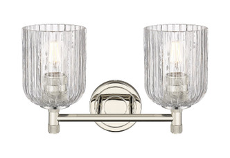 Downtown Urban Two Light Bath Vanity (434-2W-PN-G559-5CL)