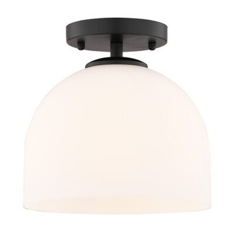 Vaxcel - C0346 - One Light Semi-Flush Mount - Shelby - Matte Black