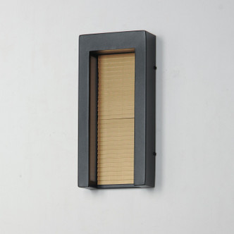 Alcove LED Outdoor Wall Sconce (E30104-BKGLD)