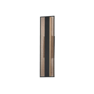 ET2 - E30292-ACPBK - LED Outdoor Wall Sconce - Interlace - Black/Aged Copper