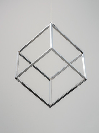 ET2 - E30582-PC - LED Pendant - 4 Square - Polished Chrome