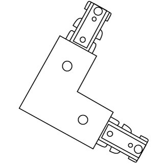 L CONNECTOR,BLACK (1530-01)