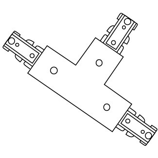 T CONNECTOR,WHITE (1540-02)