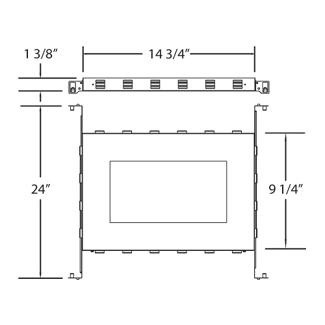 NC PLATE AND IC BOX NCP,TE112/GU10/162/LED (24052-016)