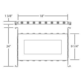 NC PLATE AND IC BOX NCP,TE113/LED/GU10/TR/163/LED (24053-013)