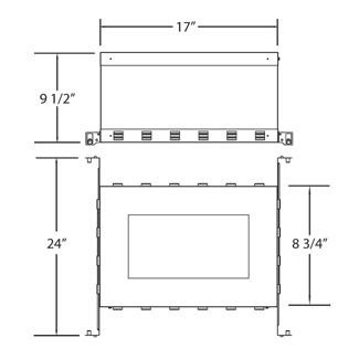 NC PLATE AND IC BOX IC BOX,TE612LED/TE212/GU10/TR (24084-017)