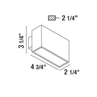 VELLO VELLO,OUTDR,LED WLLMNT,BK (28282-052)