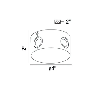 Pass LED Wall Mount (28296-036)
