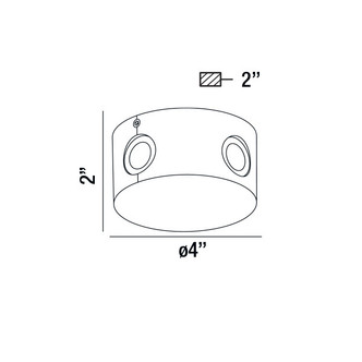 PASS PASS,OUTDR,LED WLLMNT,4LT,BK (28296-036)