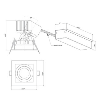 Amigo LED Recessed Fixture (28722-35-021)