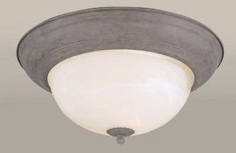 Forte - 20009-02-09 - Two Light Flush Mount - Desert Stone U - Desert Stone