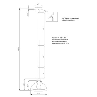 Della One Light Mini Pendant (2734-01-40)