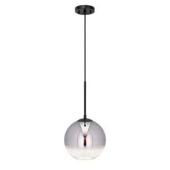 Forte - 2758-01-04 - One Light Pendant - Callisto - Black