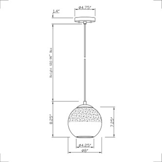Milo One Light Pendant (2763-01-55)