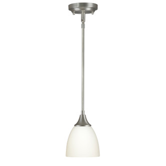 Forte - 2768-01-55 - One Light Mini Pendant - Carson - Brushed Nickel