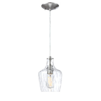 Forte - 2770-01-55 - One Light Mini Pendant - Milo - Brushed Nickel