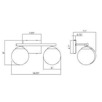 Farrell Two Light Bath Vanity Light (5745-02-12)