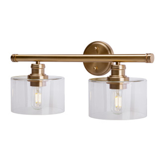 Forte - 5748-02-12 - Two Light Bath Vanity Light - Zane - Soft Gold