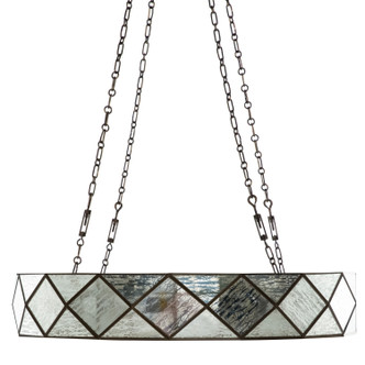 Gabby - SCH-175024 - Eight Light Chandelier - Maybelle - Antique Brushed Brass|Silver Mercury Glass