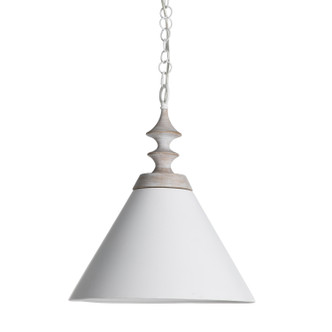 Gabby - SCH-175106 - One Light Pendant - Tovah - Natural Whitewashed Wood|Matte White