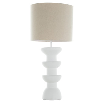 Gabby - SCH-175376 - One Light Table Lamp - Honu - Plaster White|Natural Linen