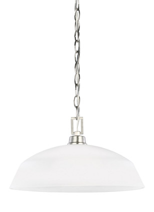 Generation Lighting - 6515201EN3-962 - One Light Pendant - Kerrville - Brushed Nickel