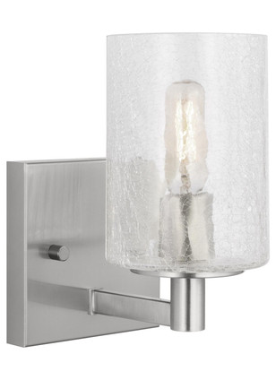Generation Lighting - GLV1031BS - One Light Wall / Bath Sconce - Parker - Brushed Steel
