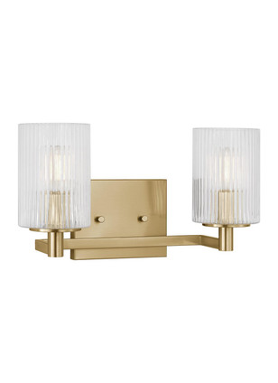 Generation Lighting - GLV1042SB - Two Light Wall / Bath - Lando - Satin Bronze