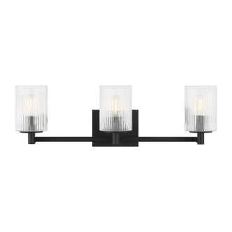 Generation Lighting - GLV1043EN/MBK - Three Light Wall / Bath - Lando - Midnight Black