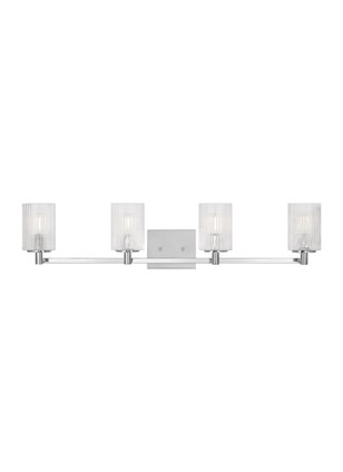Generation Lighting - GLV1044CH - Four Light Wall / Bath - Lando - Chrome