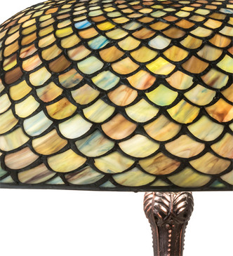 Tiffany Fishscale Three Light Table Lamp (147470) Tiffany Fishscale Three Light Table Lamp (147470)