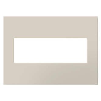 Legrand - AWP3GOM - Three-Gang Screwless Wall Plate with Microban - adorne - Oatmeal
