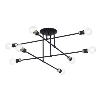 Delacroix Eight Light Semi-Flush Mount (47179-04)