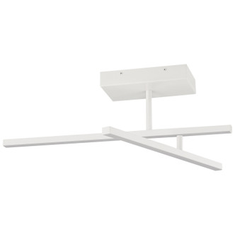 Duo LED Semi-Flush Mount (63077LEDD-MWH/ACR)