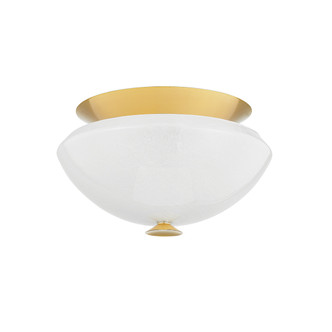 Hudson Valley - 1102-AGB - Two Light Flush Mount - Pawtucket - Aged Brass