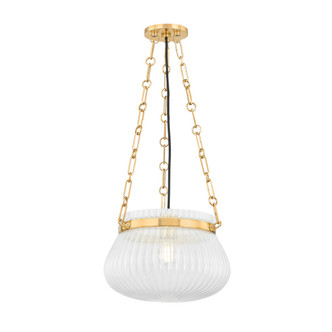 Hudson Valley - 1113-AGB - One Light Pendant - Granby - Aged Brass