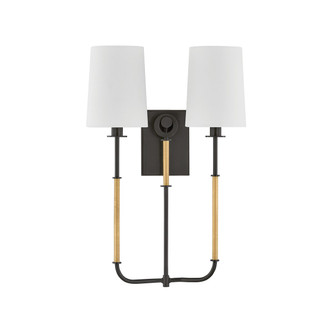 Hudson Valley - 2072-AGB/DB - Two Light Wall Sconce - Glenmont - Aged Brass