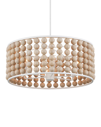 Currey and Company - 9000-1139 - Six Light Chandelier - Holcroft Chandelier - Sandstone/Sugar White