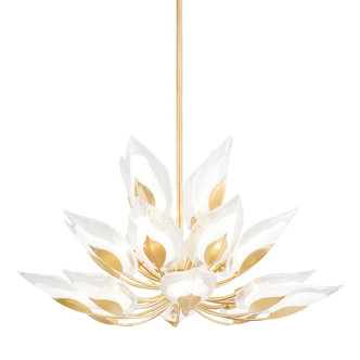Hudson Valley - 4840-GL - 20 Light Chandelier - Blossom - Gold Leaf