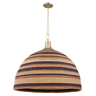 Hudson Valley - 9340-AGB - One Light Chandelier - Lido Beach - Aged Brass