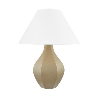 Hudson Valley - L7029-AGB/CCN - One Light Table Lamp - Abescon - Aged Brass/Ceramic Cocoon