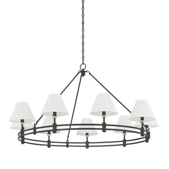Hudson Valley - MDS1801-AGB/DB - Nine Light Chandelier - Howard - Aged Brass/Distressed Bronze
