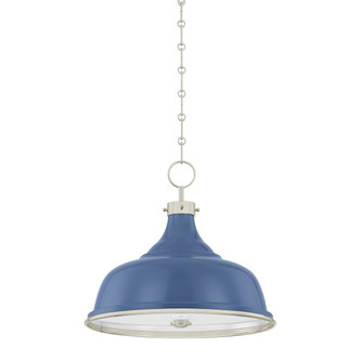 Hudson Valley - MDS300-PN/FBL - Three Light Pendant - Painted No. 1 - Polished Nickel